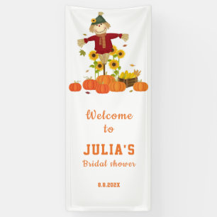 Willkommensschild zur Brautparty mit Herbstmotiv, Banner
