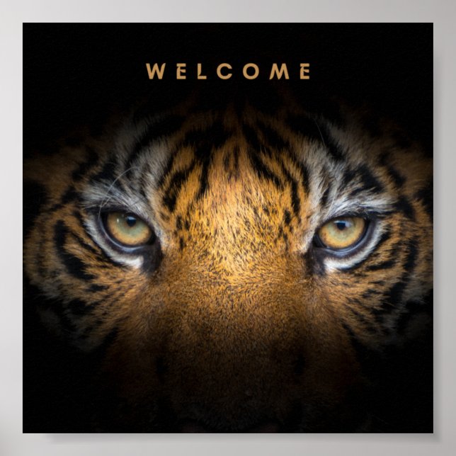 Willkommenswerteplakat Poster (Vorne)