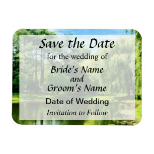 Willow am See Save the Date Magnet