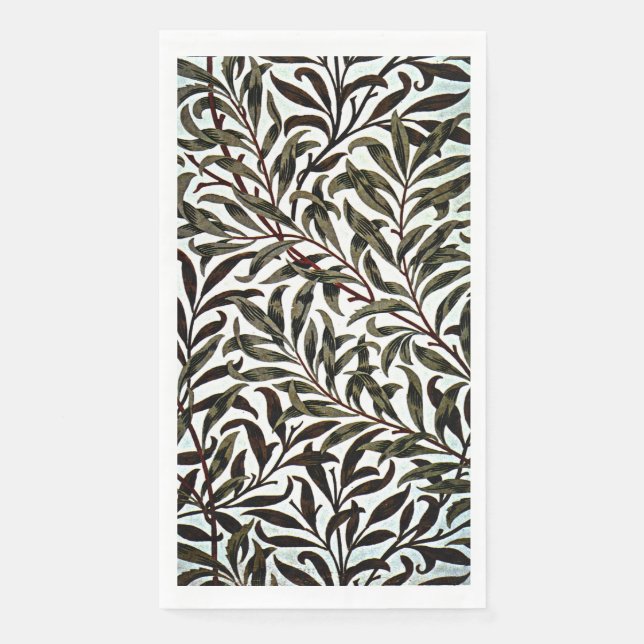 Willow Bough, ein William Morris-Design, Serviette (Vorderseite)