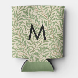 Willow Bough Green Pattern William Morris Monogram Dosenkühler