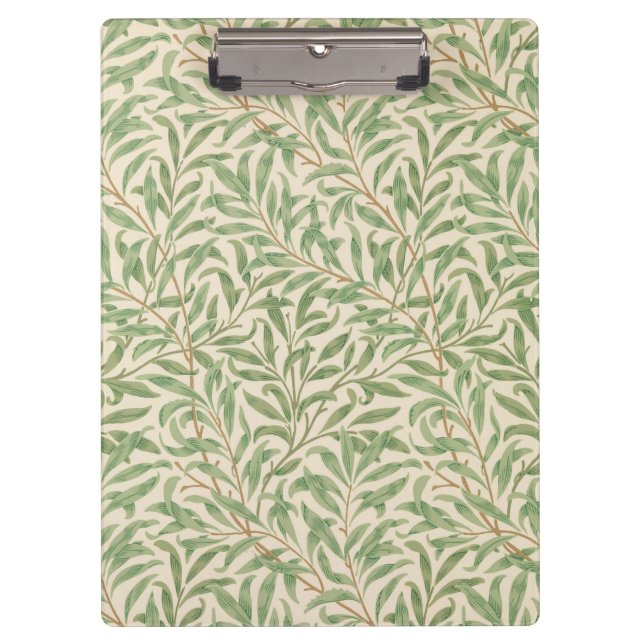 Willow Bough (von William Morris) Clipboard Klemmbrett (Vorderseite)