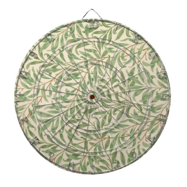 Willow Bough (von William Morris) Dartboard Dartscheibe (vorne)