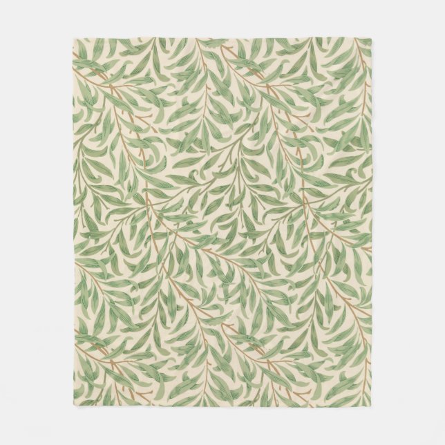 Willow Bough (von William Morris) Fleece Blanket (Vorderseite)