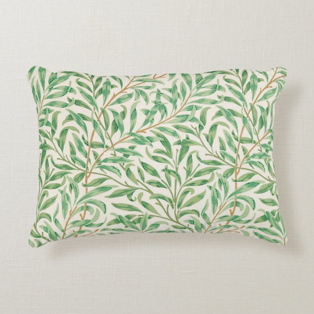 Willow Bough William Morris Pattern Dekokissen (Vorderseite)