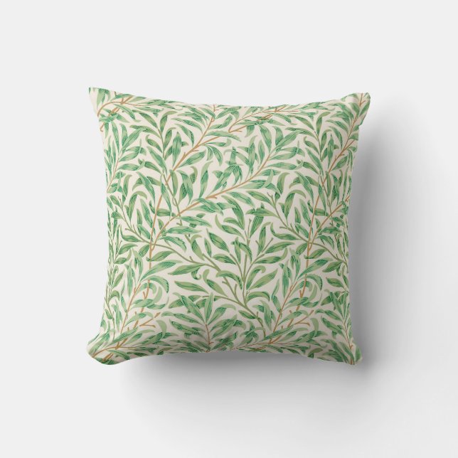 Willow Bough William Morris Pattern Kissen (Vorderseite)