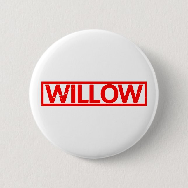 Willow Briefmarke Button (Vorderseite)