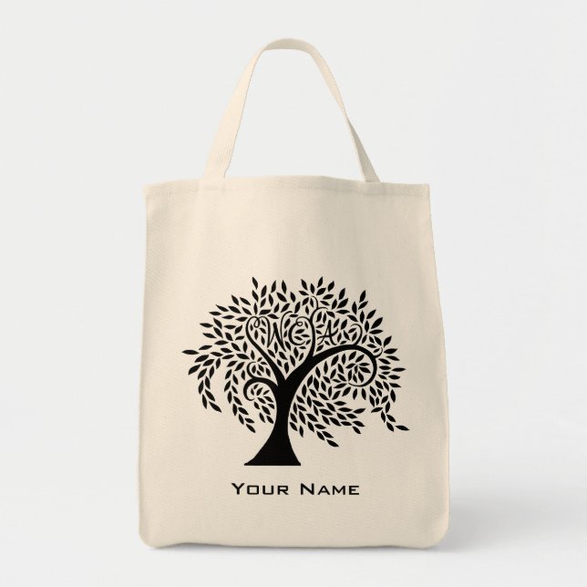 Willow Creek Academy Wispy Tree Logo Tragetasche (Vorne)