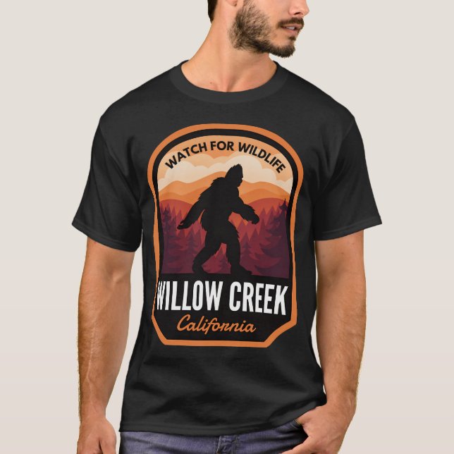 Willow Creek California Bigfoot T-Shirt (Vorderseite)