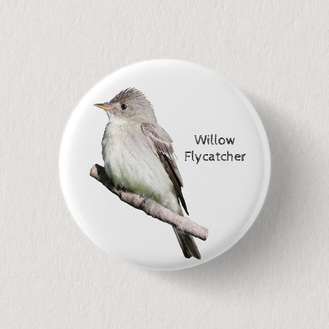 Willow Flycatcher Button (Vorderseite)