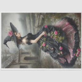 Willow Hexe1, rechts gegenüber Tissue Paper Seidenpapier