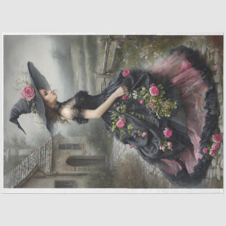 Willow Hexe1, rechts gegenüber Tissue Paper Seidenpapier