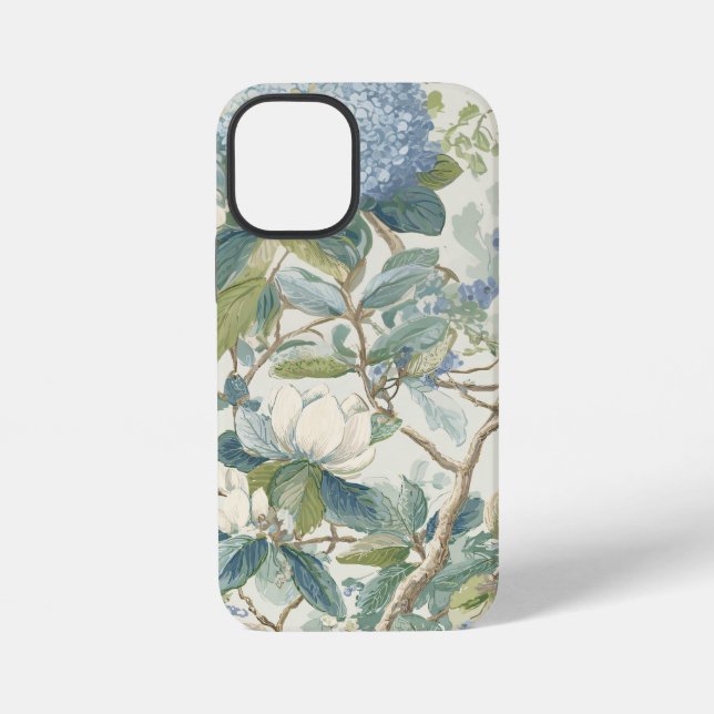 Willow Little Magnolia Wallpaper Floral Coastal  iPhone Hülle (Rückseite)