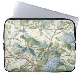 Willow Little Magnolia Wallpaper Floral Coastal Laptopschutzhülle