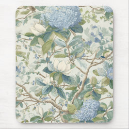 Willow Little Magnolia Wallpaper Floral Coastal Mousepad