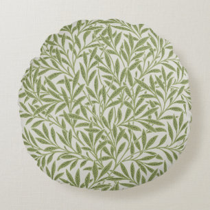 Willow-Muster von William Morris (1874). Rundes Kissen