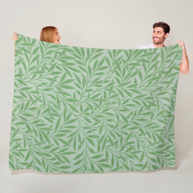 Willow Pattern, William Morris Fleecedecke (Beispiel)