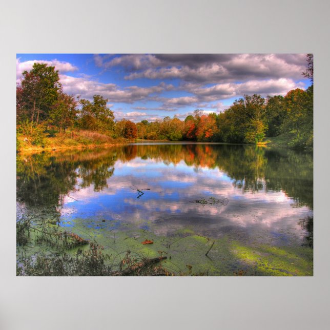 Willow Pond - Cherokee Park Poster (Vorne)