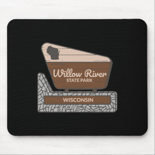Willow River State Park Wisconsin Willkommensschil Mousepad
