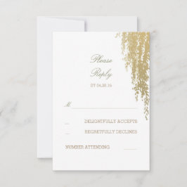 Willow Tree Elegant Wedding Repair Cards RSVP Karte