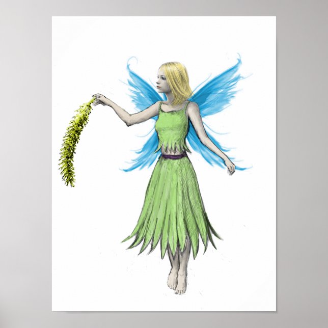 Willow Tree Fairy mit Catkin Poster (Vorne)