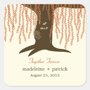 Willow Tree Hochzeit im Herbst Fevor Sticker