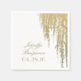 Willow Tree Wedding Serviette