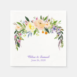 Willow und Blume Personalisiert Wedding Serviette