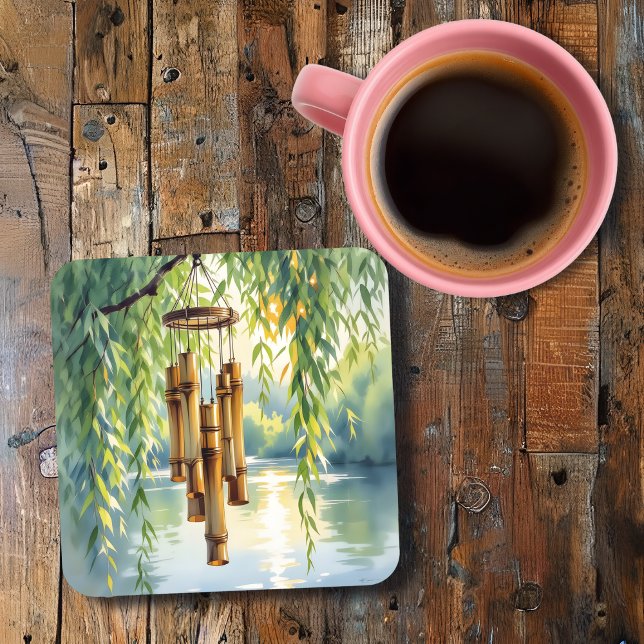 Willow, Windchimes und See Getränkeuntersetzer (Von Creator hochgeladen)