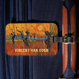 Willows at Sunset by Vincent van Gogh Gepäckanhänger