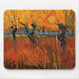 Willows at Sunset by Vincent van Gogh Mousepad