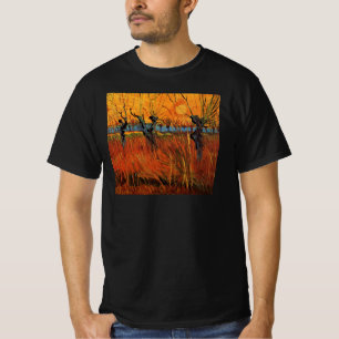 Willows at Sunset by Vincent van Gogh T-Shirt