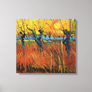 Willows bei Sunset, Vincent van Gogh Leinwanddruck