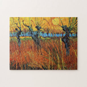 Willows bei Sunset, Vincent van Gogh Puzzle