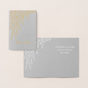Willows Mini Wedding Card Folienkarte