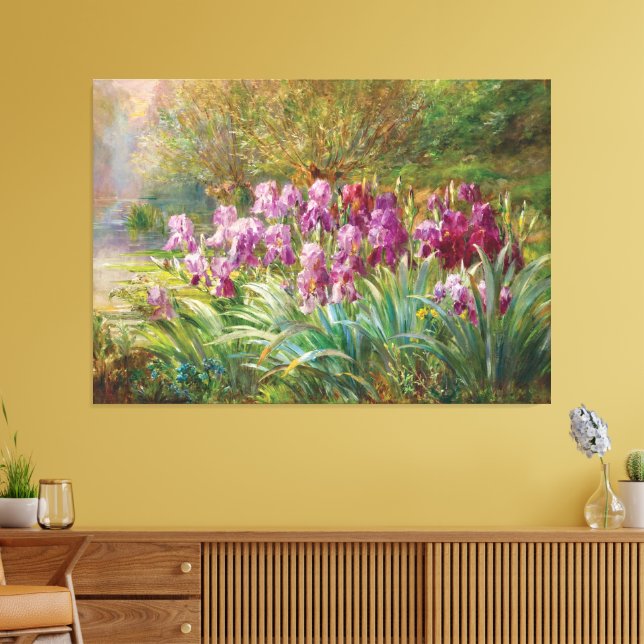 Willows und Ire von einem Creek Leinwanddruck (Insitu (Wohnzimmer))