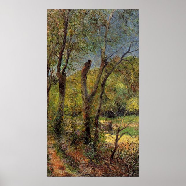 Willows von Paul Gauguin Poster (Vorne)