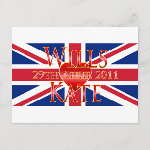 Wills & Kate Postkarte