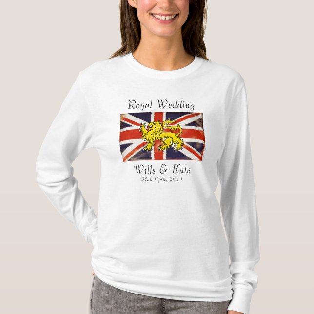 Wills & Kate Royal Wedding T - Shirt (Vorderseite)
