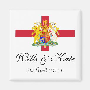 Wills und Kate Royal Wedding Keepake Magnet