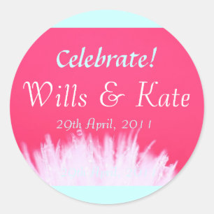 Wills und Kate Royal Wedding Stickers