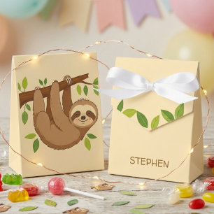Willst du abhängen? Faultier Kinder Geburtstag Geschenkschachtel