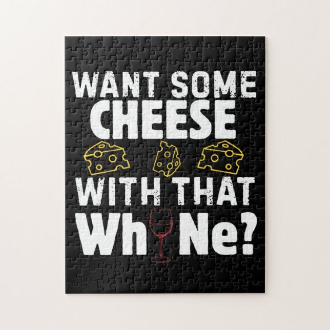Willst du etwas Käse zu diesem Gejammer? Puzzle (Vertikal)