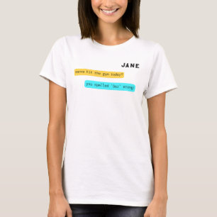 "Willst du heute den Fitnessraum treffen?" Damen T-Shirt