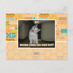 Willst du kommen mah Fort sehen? Postkarte