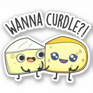 Willst du lustige Käse-Witze gerinnen lassen  Aufkleber