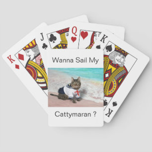 Willst du mein Katamaran segeln? Spielkarten