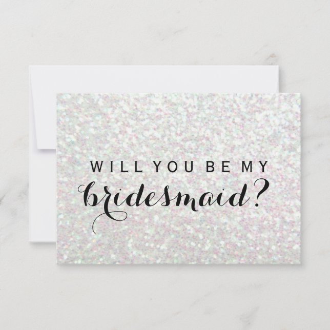 Willst du meine Bridesmädchen sein? Einladung (Vorderseite)