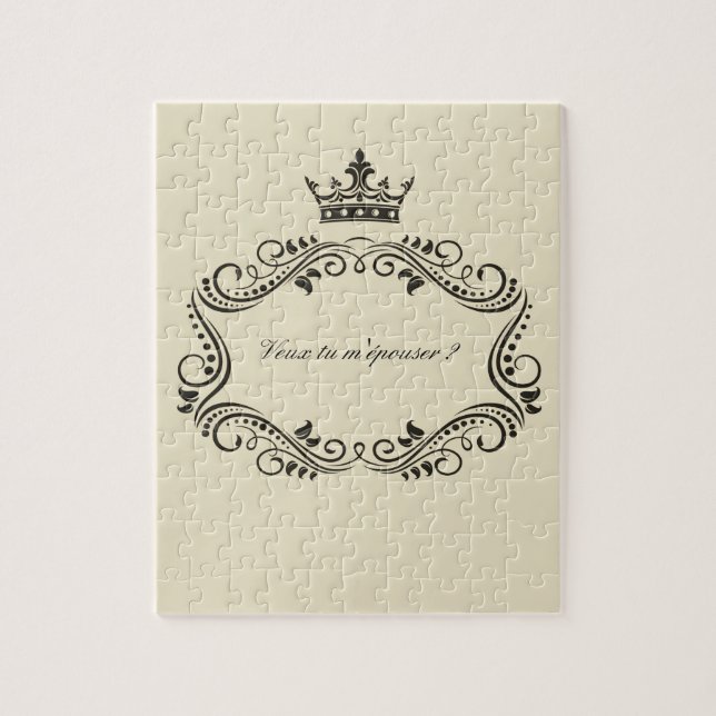 Willst du mich heiraten? puzzle (Vertikal)
