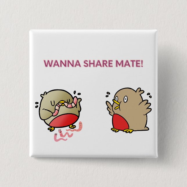 Willst du Partner teilen? Button (Vorderseite)